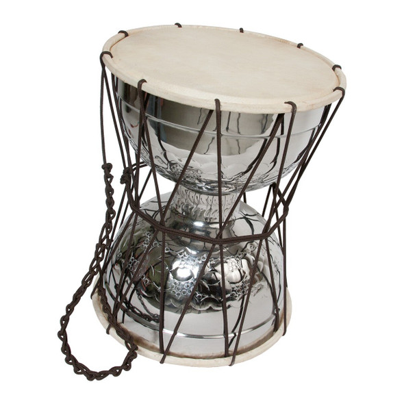 Mid-East Talking Drum w/ Beater 10"x13"