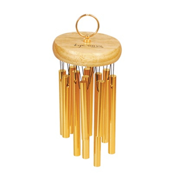 Tycoon 18 Gold-Plated Chimes on Siam Oak Bar Tycoon 18 Gold-Plated Chimes on Siam Oak Bar