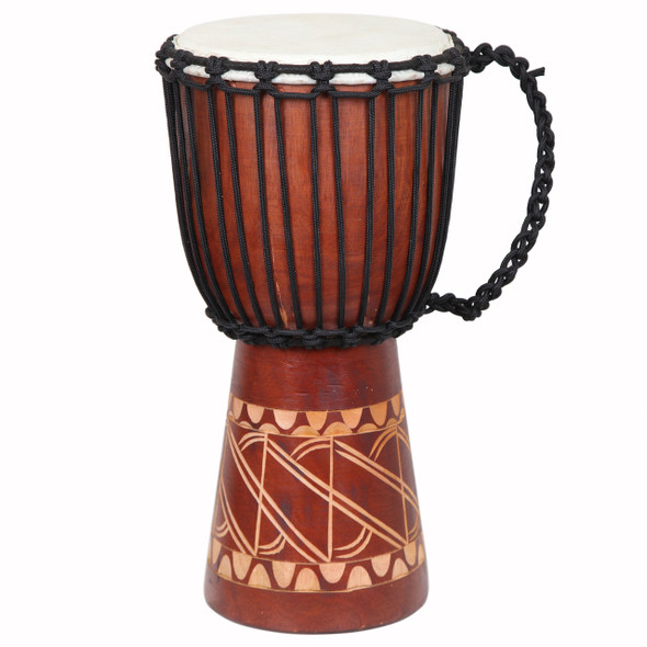 Tribal Carved Djembe Drum Tribal Carved Djembe Drum