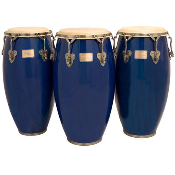 Tycoon Percussion Signature Classic Series Conga with Stand, Blue Tycoon Percussion Signature Classic Series Conga with Stand, Blue
