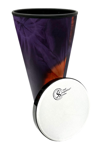 Toca TSSNA-12WP-FP Sympatico Nesting Ashiko - 12" Head, Woodstock Purple, Pretuned Fiberskin Head
