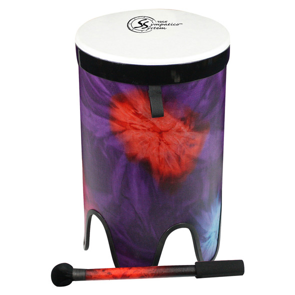 Toca Sympatico Nesting Tom-Tom 14", Woodstock Purple Pretuned Fiber w/ Dot TSSNT-14WP-FDP Toca Sympatico Nesting Tom-Tom 14", Woodstock Purple Pretuned Fiber w/ Dot TSSNT-14WP-FDP