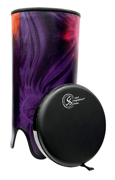 Toca TSSTB-12WP-SLT Sympatico‚ 12" Tubadora with Tunable Synthetic Leather head - Woodstock Purple Finish Toca TSSTB-12WP-SLT Sympatico‚ 12" Tubadora with Tunable Synthetic Leather head - Woodstock Purple Finish