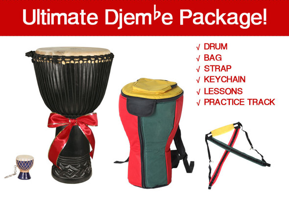 X8 Drums Ultimate Pro Djembe Package X8 Drums Ultimate Pro Djembe Package