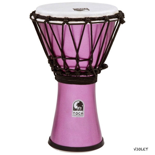 Toca Freestyle ColorSound Djembe, Metallic Violet Toca Freestyle ColorSound Djembe, Metallic Violet