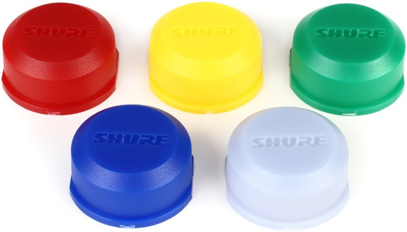Shure WA621 Color ID Caps Kit for Wireless Transmitters Shure WA621 Color ID Caps Kit for Wireless Transmitters