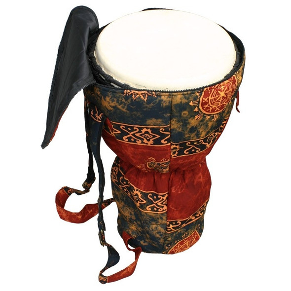 XXL Djembe Drum Backpack, Chocolate Celestial Design (For 14x26 Djembes)