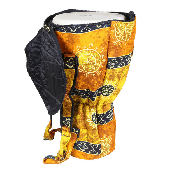 X8 Drums Gold Celestial Djembe Drum Backpack 12x24 X8 Drums Gold Celestial Djembe Drum Backpack 12x24