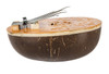 Thumb Piano Gecko Kalimba, Coconut Shell w/ Egg Shakers Thumb Piano Gecko Kalimba, Coconut Shell w/ Egg Shakers