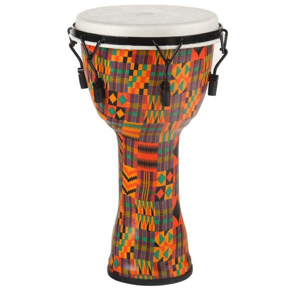 Kente Cloth Royal Djembe, Key-Tuned, Small Kente Cloth Royal Djembe, Key-Tuned, Small