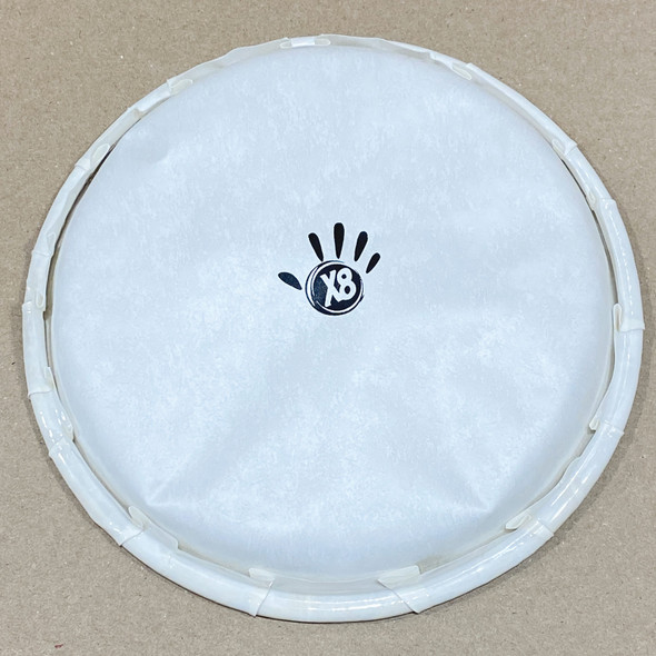 X8 Drums Synthetic Djembe Drum Head with Ring - 12" X8 Drums Synthetic Djembe Drum Head with Ring - 12"