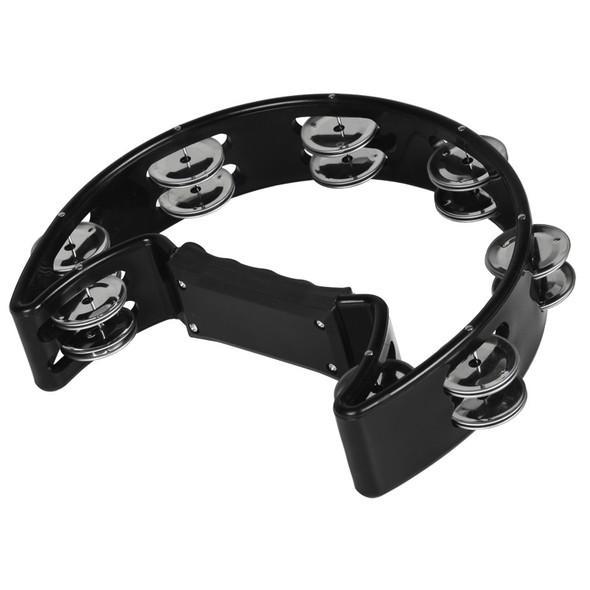 X8 Drums Crescent Tambourine, Black X8 Drums Crescent Tambourine, Black
