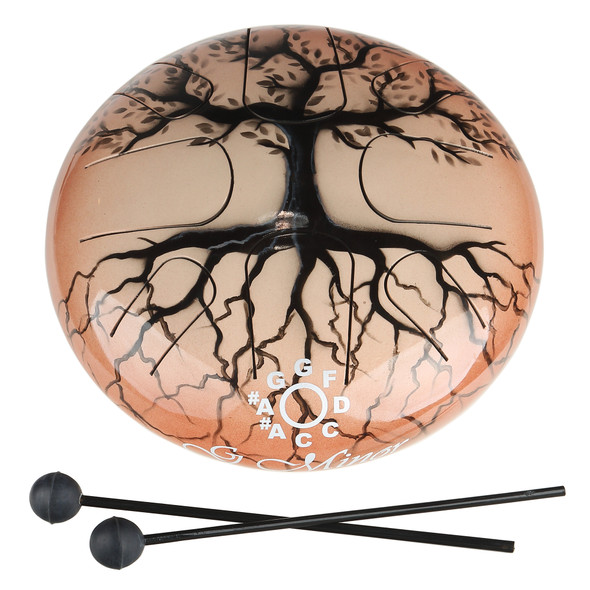 X8 Drums 8 Note G Minor Tongue Drum, Wisdom Tree X8 Drums 8 Note G Minor Tongue Drum, Wisdom Tree
