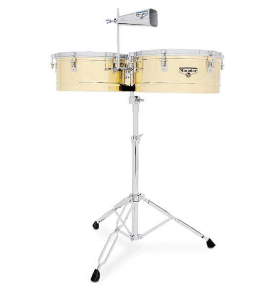 LP Matador 14" And 15" Brass Timbales (M257B) LP Matador 14" And 15" Brass Timbales (M257B)