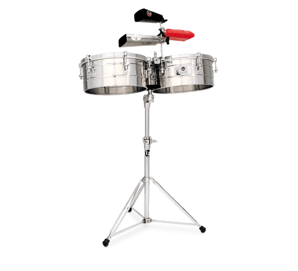LP Tito Puente 14" and 15" Timbales (LP257-S) LP Tito Puente 14" and 15" Timbales (LP257-S)