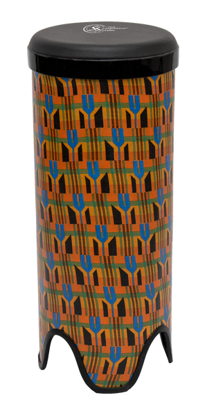 Toca TSSTB-12K-SLT Sympatico‚ 12" Tunable with Synthetic Leather Head - Kente Cloth Finish Toca TSSTB-12K-SLT Sympatico‚ 12" Tunable with Synthetic Leather Head - Kente Cloth Finish